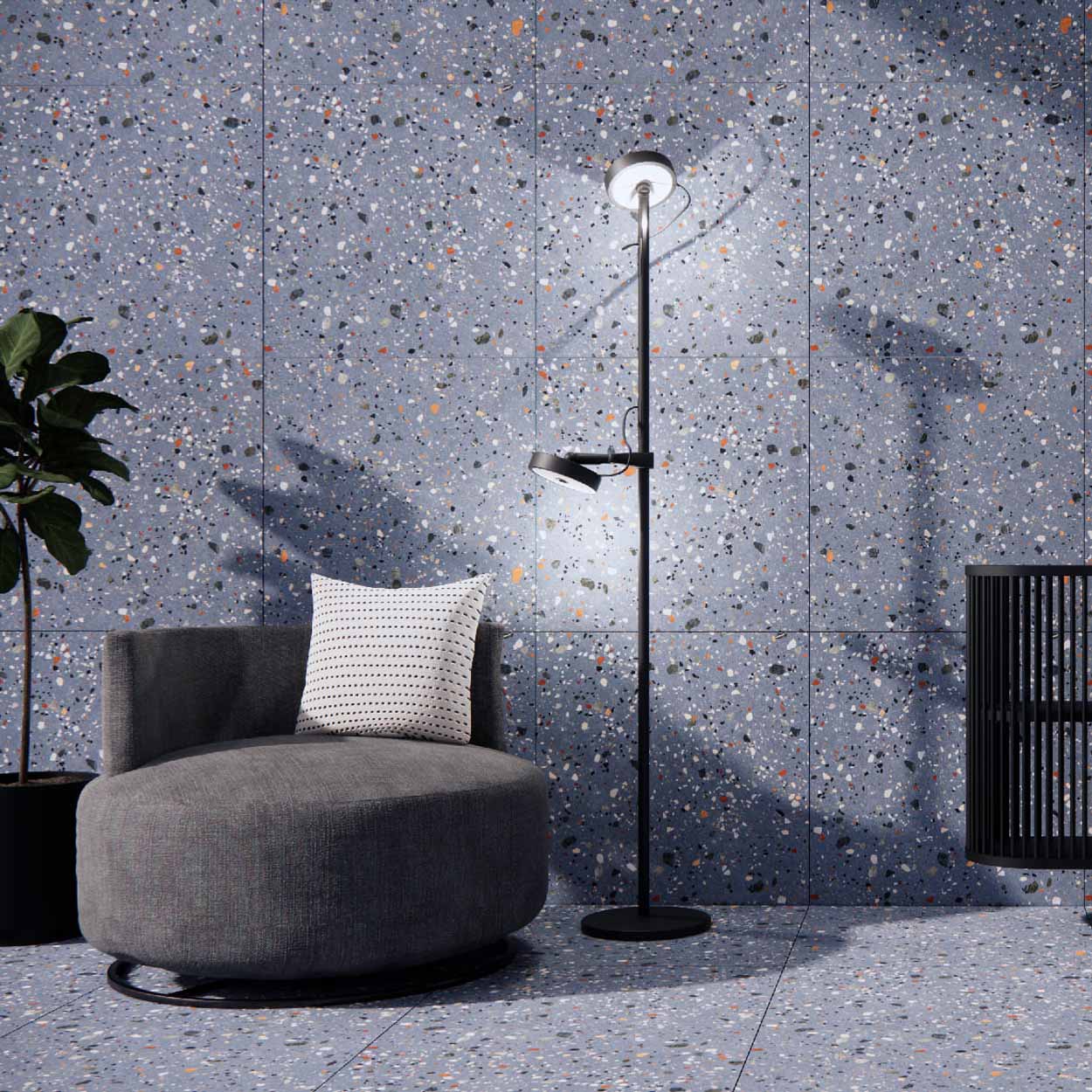 Gobi Blu Tegel 60x60cm